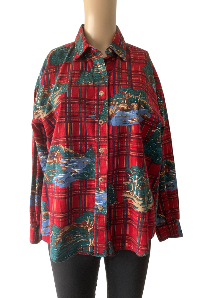 Bushwacker USA wilderness size S flannel top